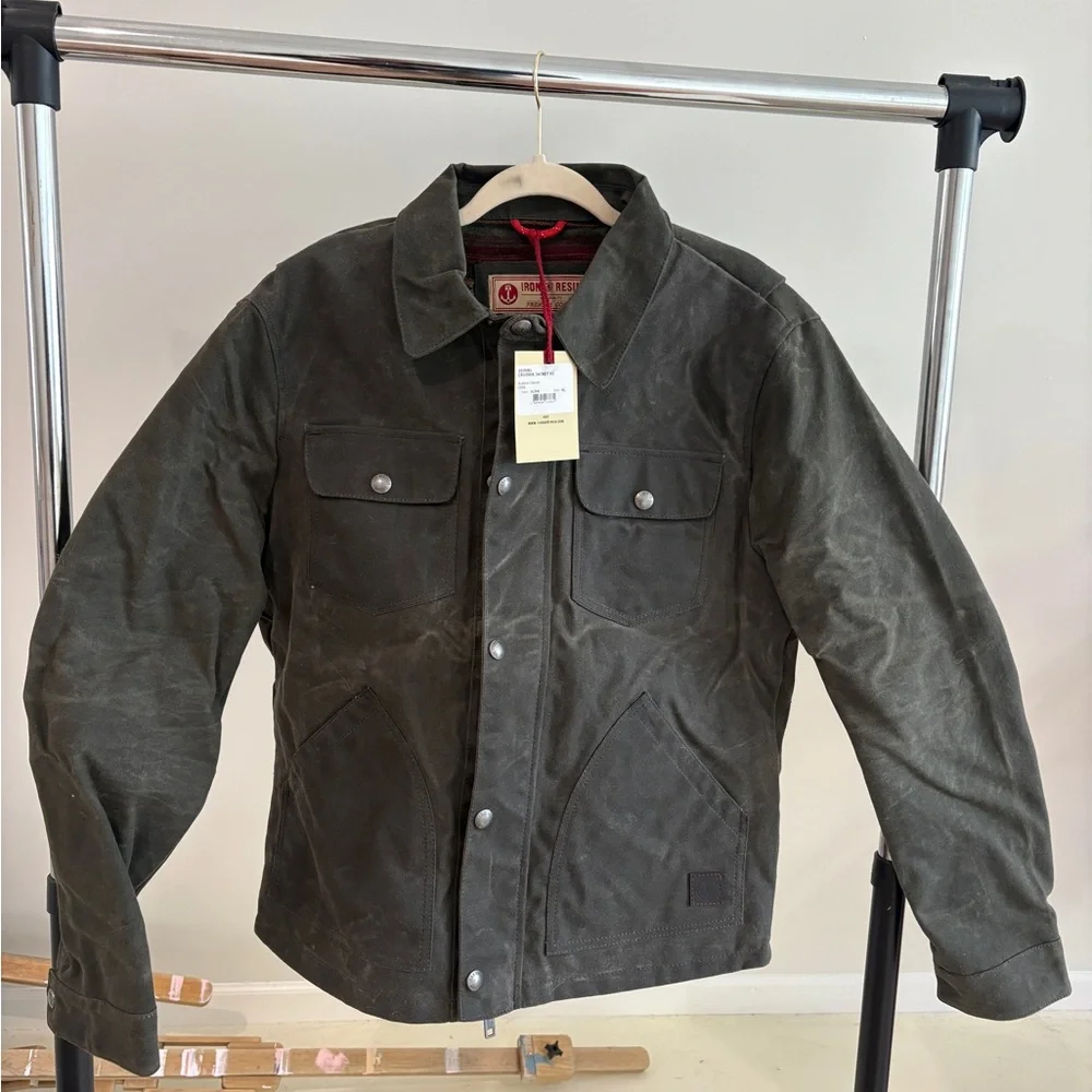 Iron & Resin Dark Olive cruiser jacket - Picture 3 of 5